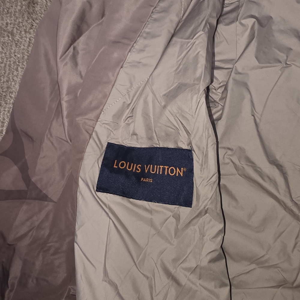 Louis Vuitton Gray and Purple Jacket